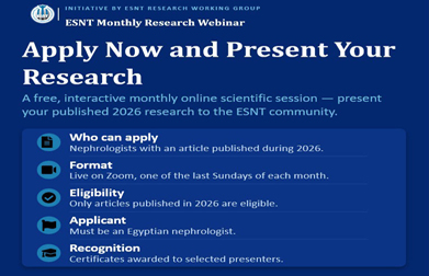 ESNT Monthly Research Webinar